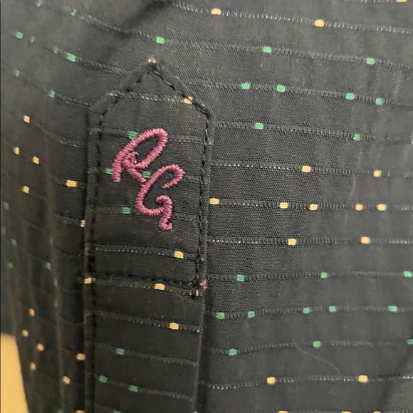 Robert Graham Blue Button Down Shirt Size XL - Picture 11 of 11